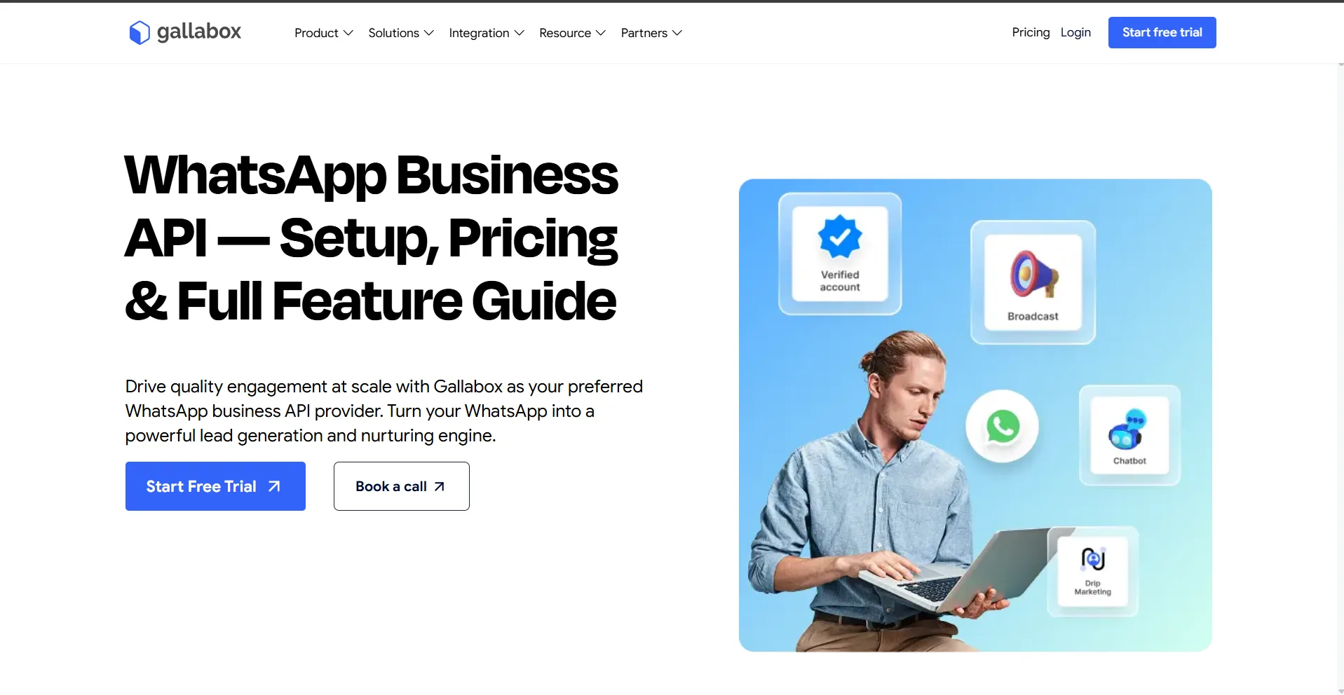 Gallabox WhatsApp API provider automation dashboard