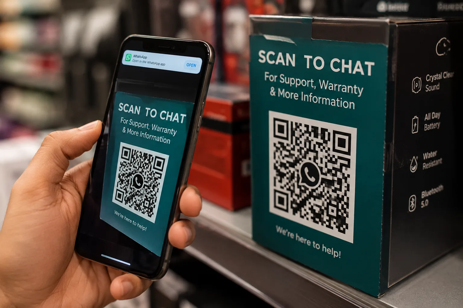 WhatsApp QR Codes for Business: Retail, Packaging & O2O Guide